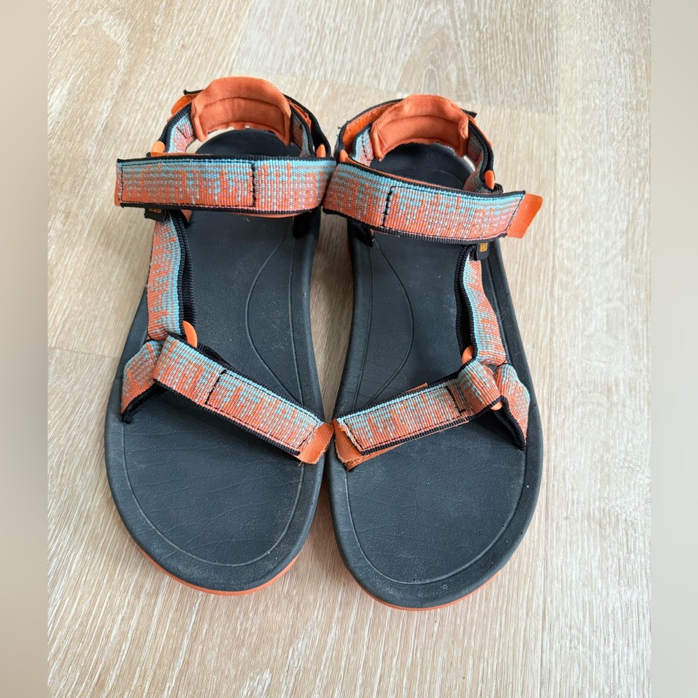 Teva Sandal Size 5 Atmosphere Carrot / Blue Mirage
